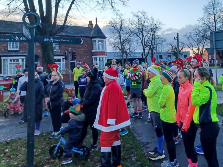 Dabbers Dash takes place on Saturday 20 December from Nantwich's Barony Park, in support of YMCA Cheshire (Photo: Jonathan White).