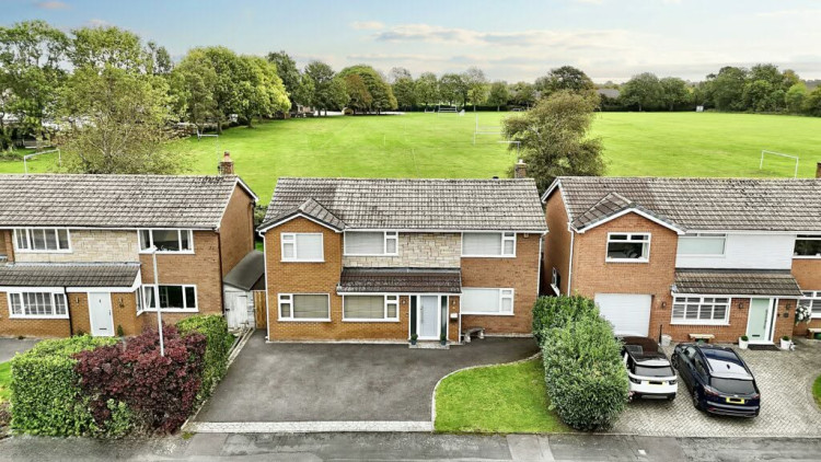 The detached four-bedroom home on Hellath Wen, Nantwich (Photo: James Du Pavey).