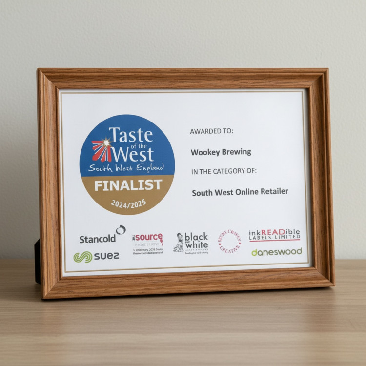 Wookey Brewing Co. earns Gold Finalist at Taste of the West South West Awards.