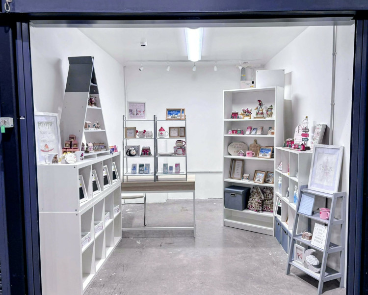 Kayleigh Jayne & Co officially launched in Crewe Market Hall in December 2025, on a three-month commercial lease (Photo: Nub News).