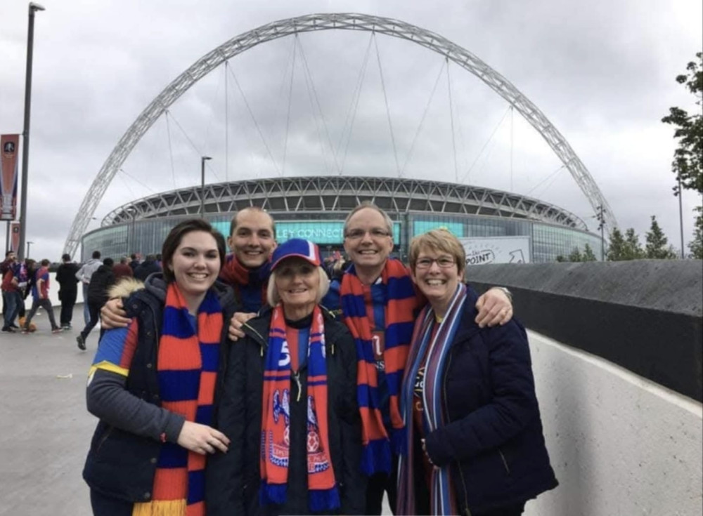 Crystal Palace fan and Macclesfield resident Jenny Bailey has shared her thoughts on the FA Cup third round draw (Credit: Jenny Bailey)