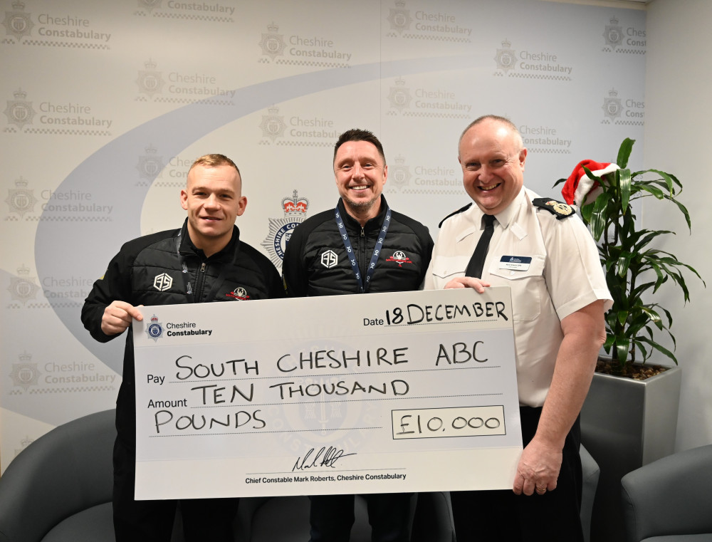 Cheshire Police Chief Constable, Mark Roberts, has announced five local community-based charities will each receive a share of £50k to support their work within our communities (Photo: Cheshire Police).
