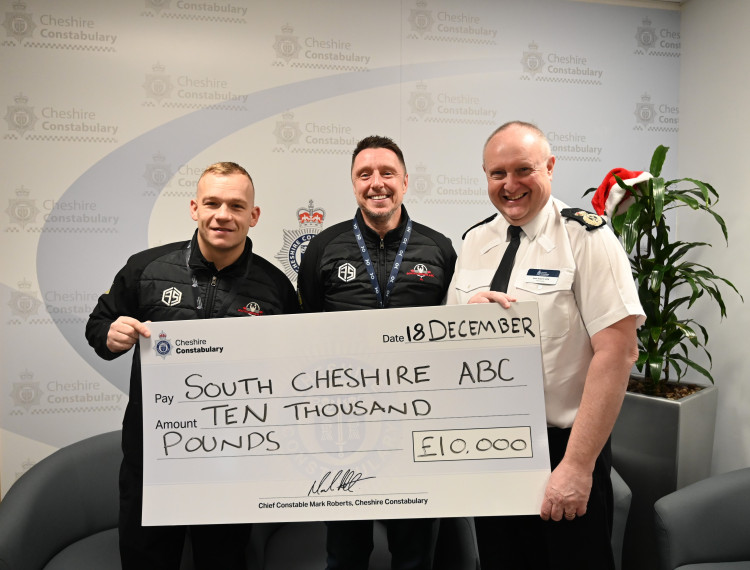 Cheshire Police Chief Constable, Mark Roberts, has announced five local community-based charities will each receive a share of £50k to support their work within our communities (Photo: Cheshire Police).