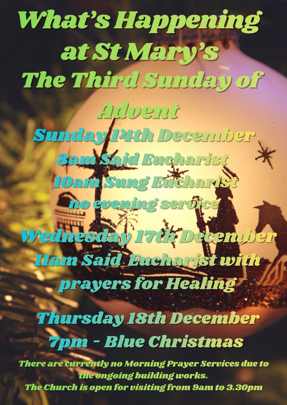 What's on at St Mary's