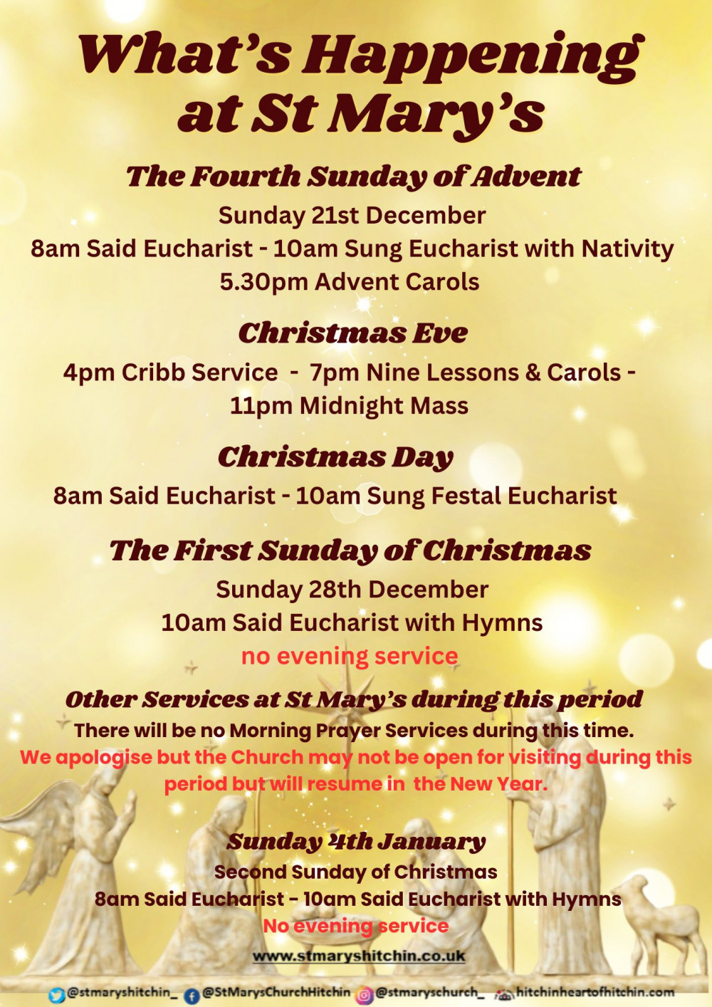 What's on at St Mary's Hitchin