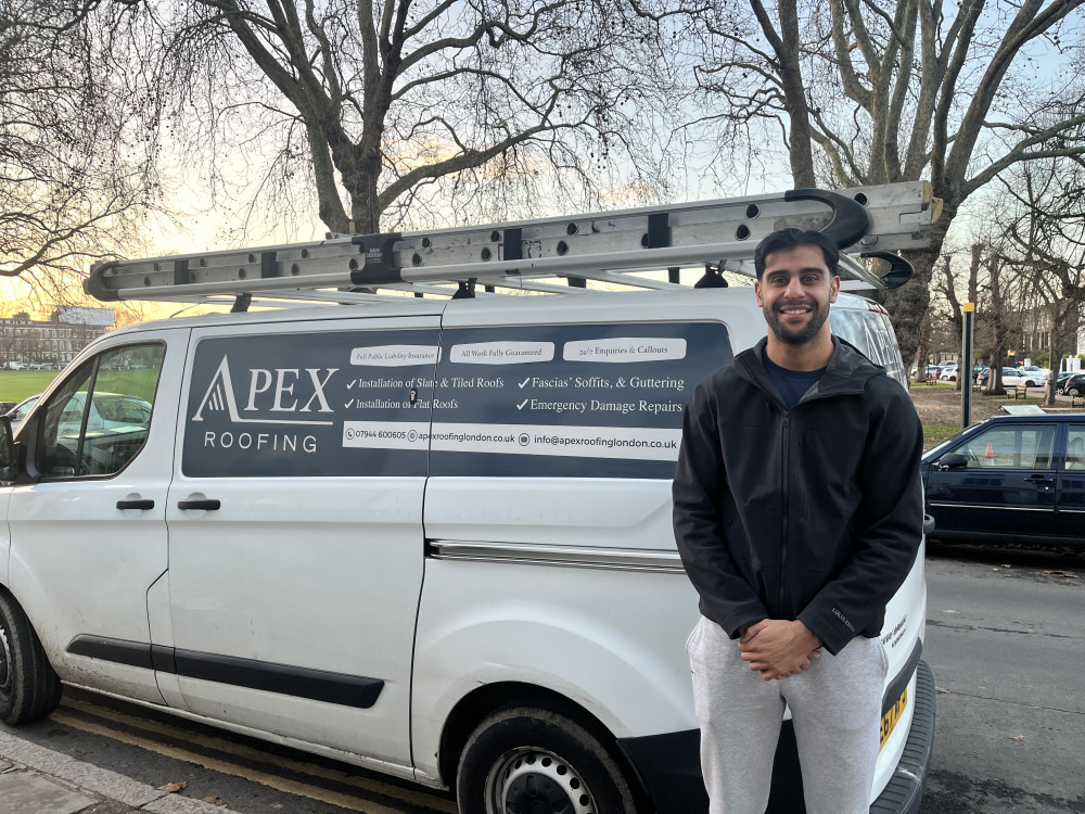 Apex Roofing owner and professional boxer Balraj Khara says his calm, disciplined approach in the ring helps him deliver high-quality workmanship and personal service to customers across west London (credit: Nub News).