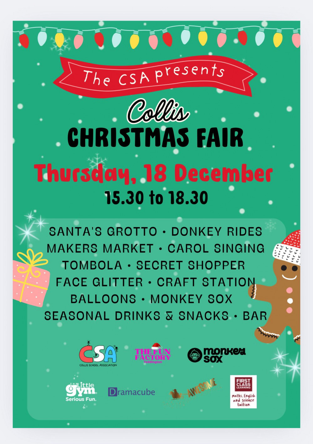 Meet Santa at Collis Christmas Fair