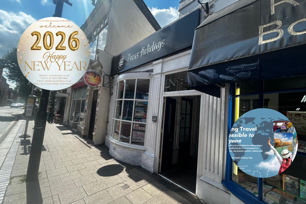 7 Seas Holidays' Surbiton office is located at 45 Victoria Road, Surbiton, KT6 4JL (Credit: Tilly O'Brien/ 7Seas Holidays)