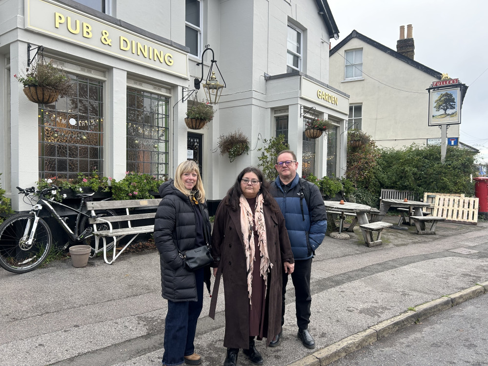 Charlotte Salaman, Gia Borg-Darcy and David Coffler are among those calling on Kingston Council to address their concerns (Credit: Charlotte Lillywhite)