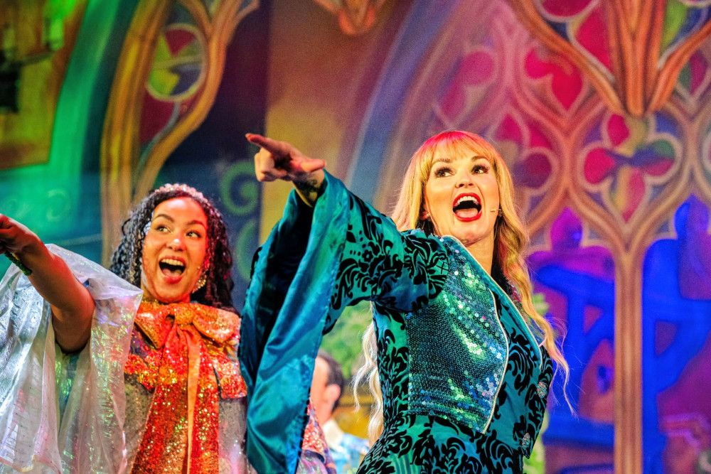 Jennifer Ellison's baddie is a show-stealer with West End vocals to match (Photo: Wes Webster Photography).