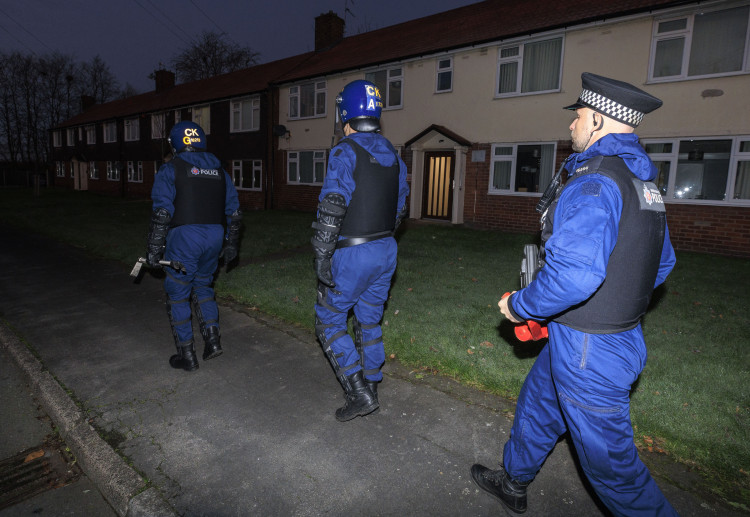 Greater Manchester Police deployed to Brinnington during November and December as part of an intensified policing operation (Image - GMP)