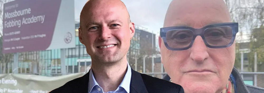 Education boss Jonathan Duff has been put right at the centre of concerns about Mossbourne with some blunt speaking by ward councillor Gary Byrne (right). 