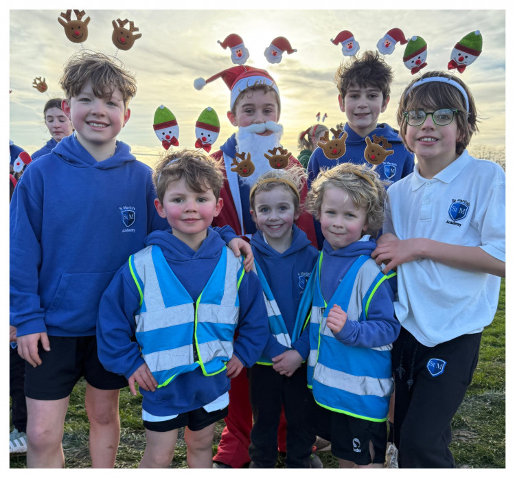 Pupils from St Martin's Academy in Hoole (Image via: NWAT)