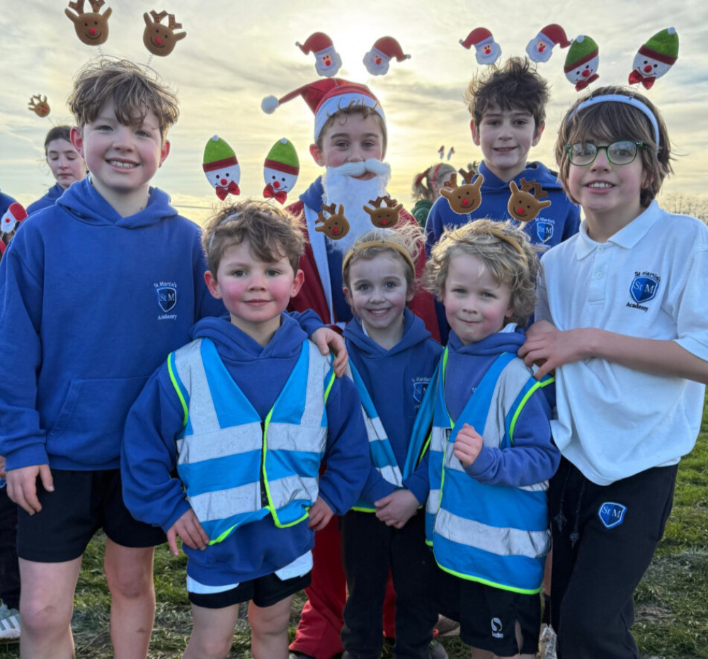 Pupils from St Martin's Academy in Hoole (Image via: NWAT)