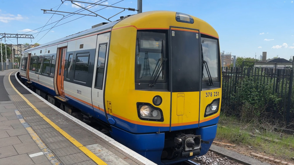 Network Rail engineers are replacing worn-out track and points on the Mildmay line, with further weekend closures planned in January and February (credit: Network Rail).