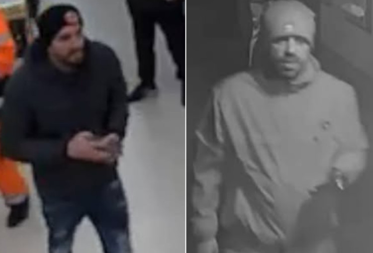 Police are looking to identify the two men in the picture as they believe they can assist in the investigation (Images via GMP)