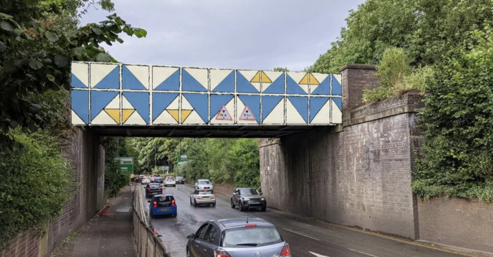 There has been flooding on Princes Drive today (16 December) (image via Warwick District Council)