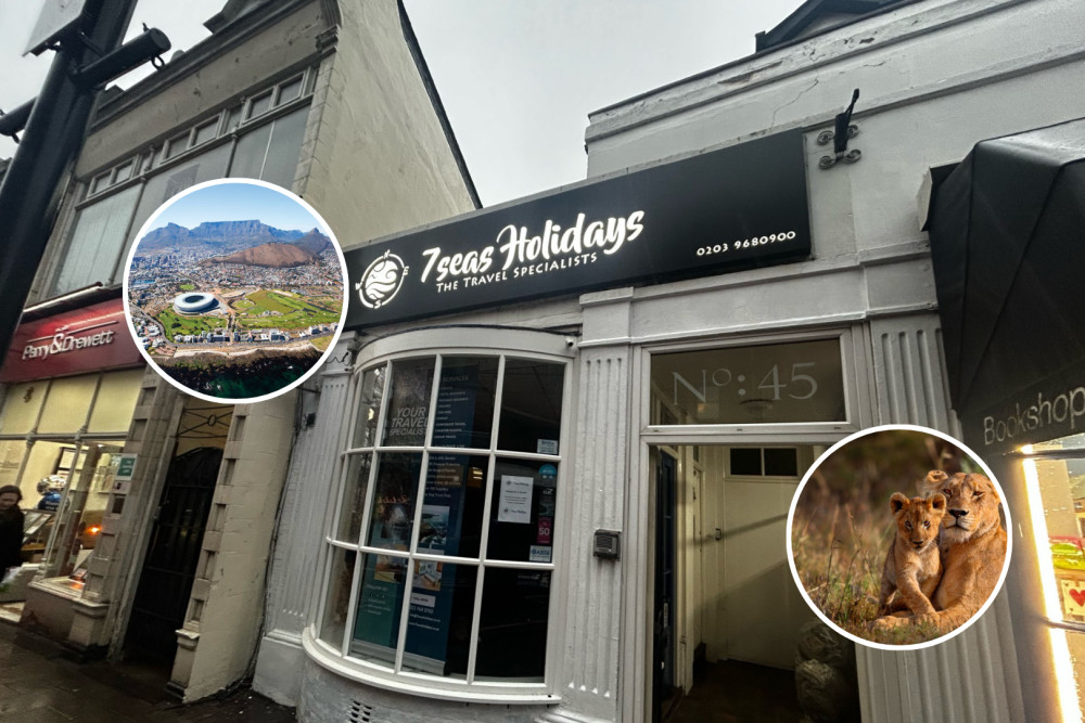 7Seas Holidays is located in 45 Victoria Rd, Surbiton KT6 4JL (Credit: Tilly O'Brien)
