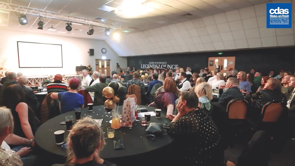 The awards recognised individuals who have made positive changes in their lives, alongside staff, volunteers, and partner organisations (image via Stoke Recovery Service)