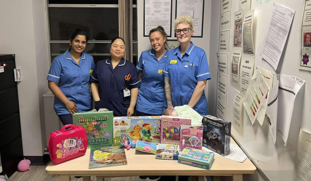  A&E team Shiji Varghese, Grace Marino, Olivia Thorn and Emma O'Brien (Credit: Olivia Thorn)