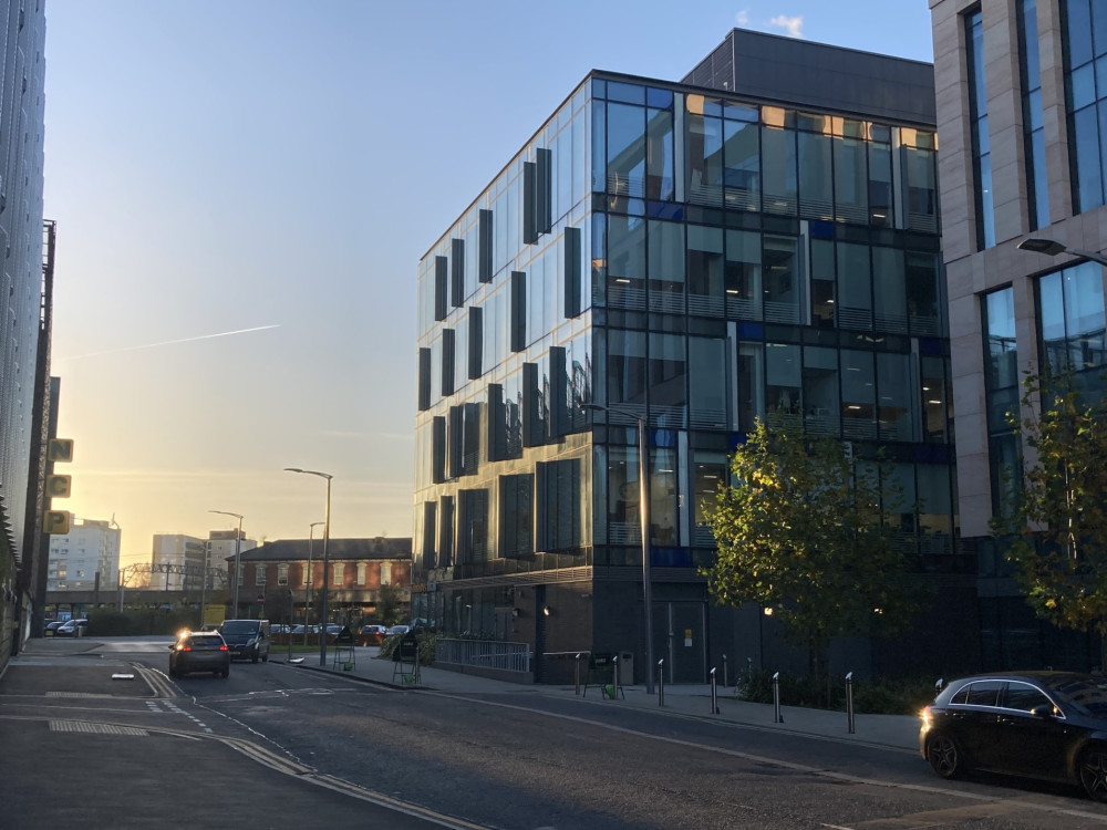 Stockport Exchange is based just outside the railway station, and features modern office spaces (Image - Nub News)