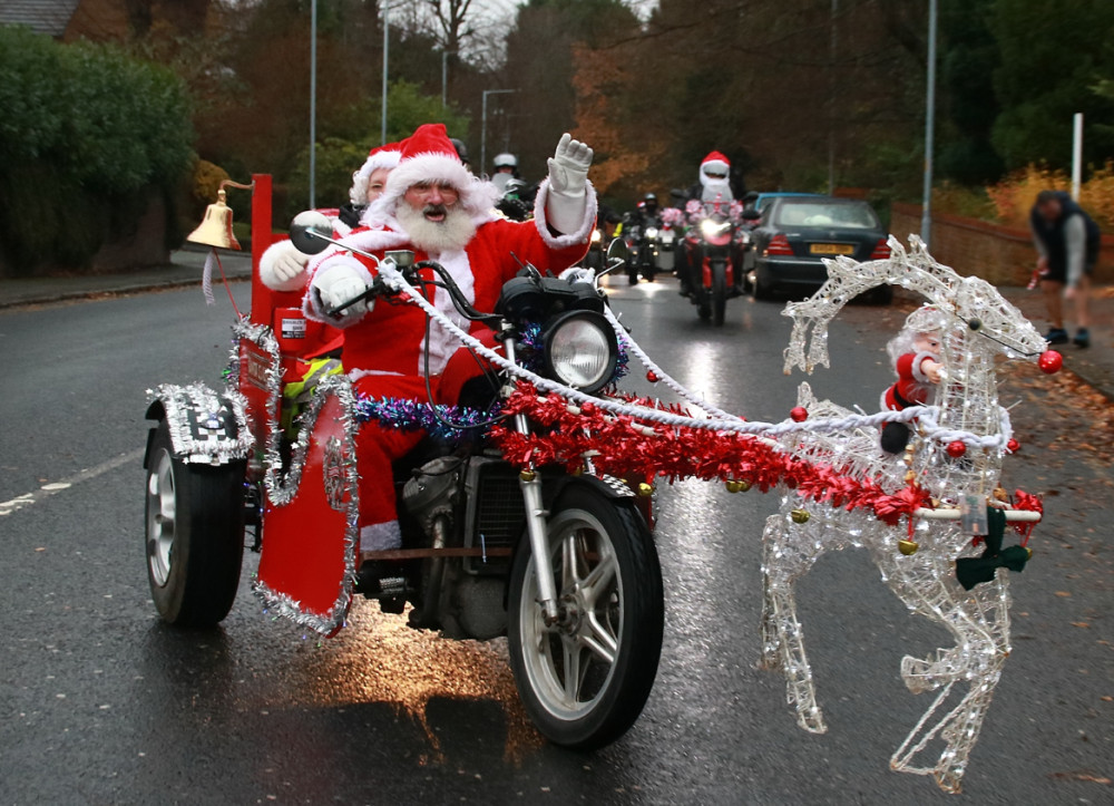 Roughley's Bikers have delivered £17,000 to the Together Trust in Cheadle (Image - Impact Photography Cheshire)