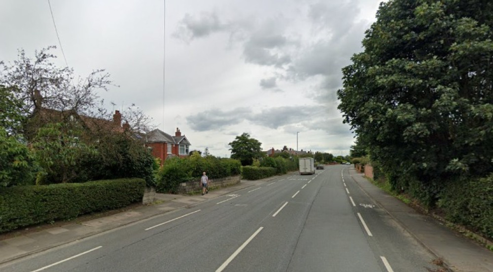 The application site is off Crewe Road, Sandbach (Google) not far from Wheelock Primary School. 