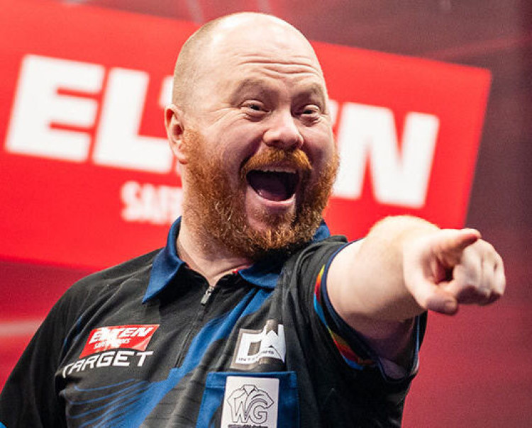 Darts star Justin Hood (PDPA) 