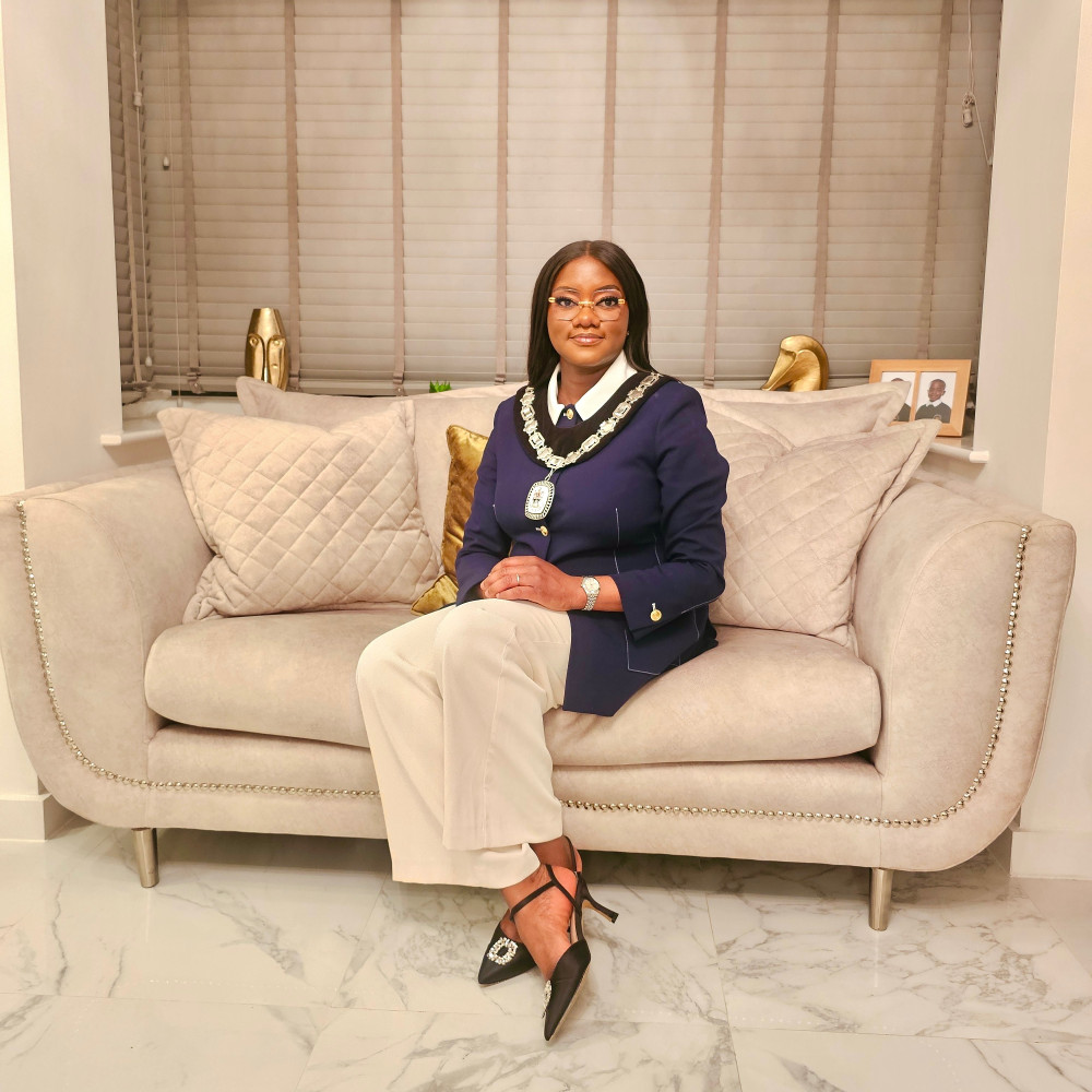 Cllr Damilola Ojuri reflects on her time in the role as Mayor of Ashby (Photo: Damilola Ojuri)