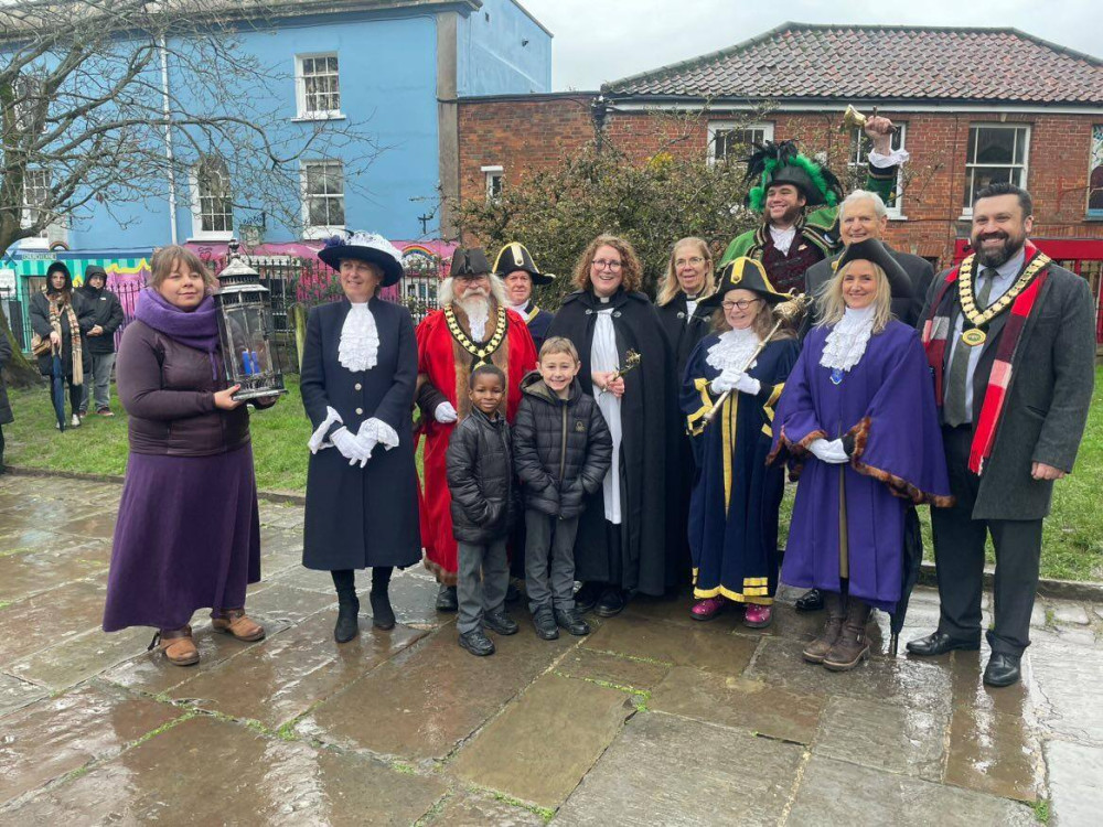 Glastonbury's Holy Thorn was ceremonially cut by St John's Infants (Photo: St John's Church)