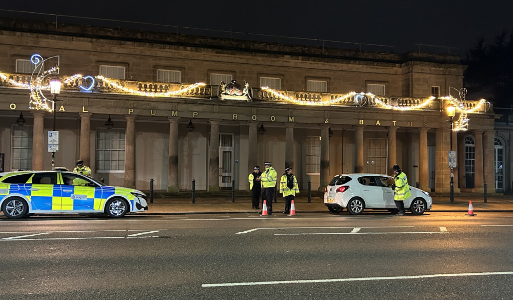 Twenty-three vehicles were stopped by Leamington Police last night (18 December) (image via Leamington Police)
