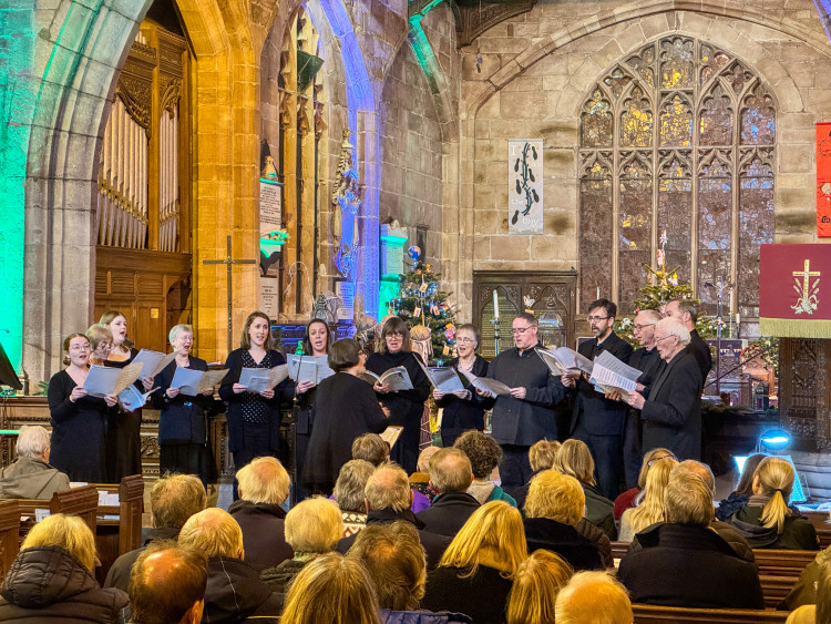 A Little Christmas with Concordia reated audiences to a rich programme of seasonal favourites performed in St Mary's Church in Acton (Photo: Jonathan White).
