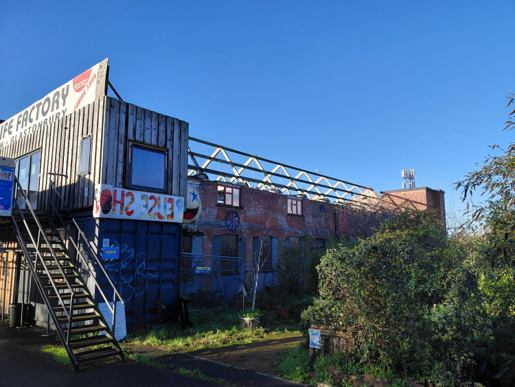 The Life Factory Project At The Red Brick Building On Morland Road In Glastonbury (CREDIT: Daniel Mumby.)