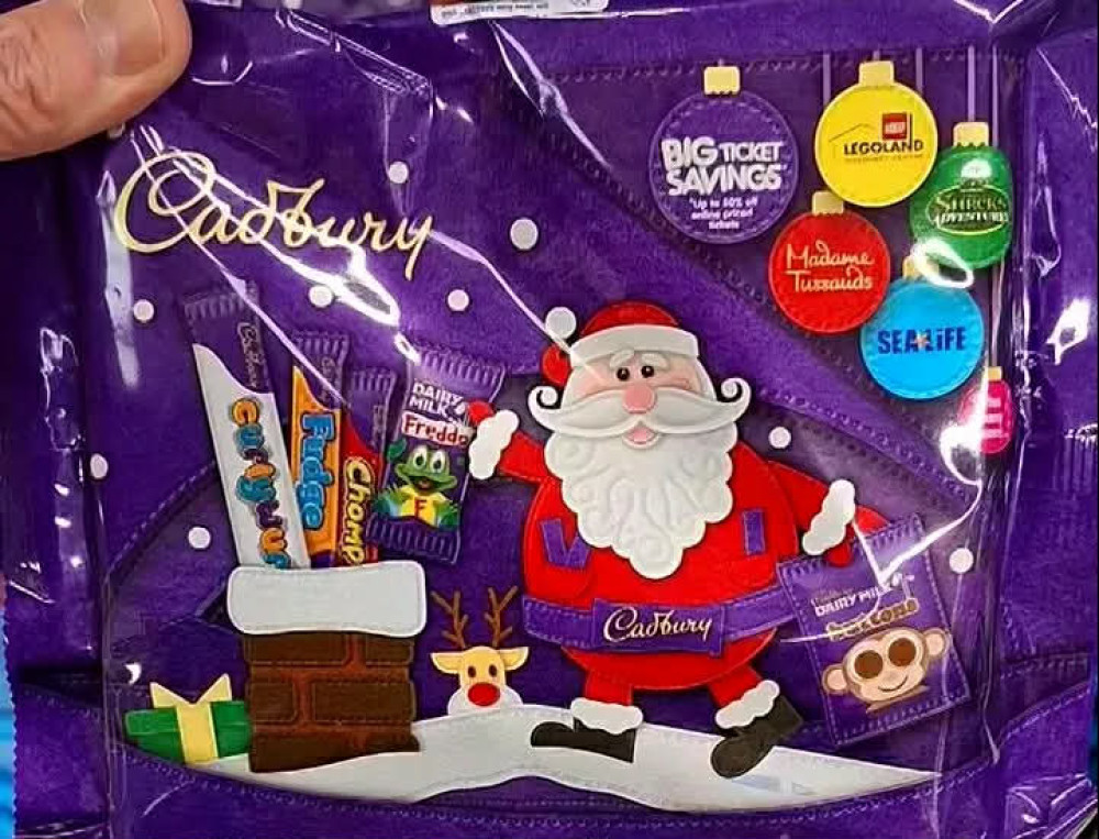 One of the selection boxes donated by Alsager Round Table to the Church Lawton led event. (Photo: Nub News)