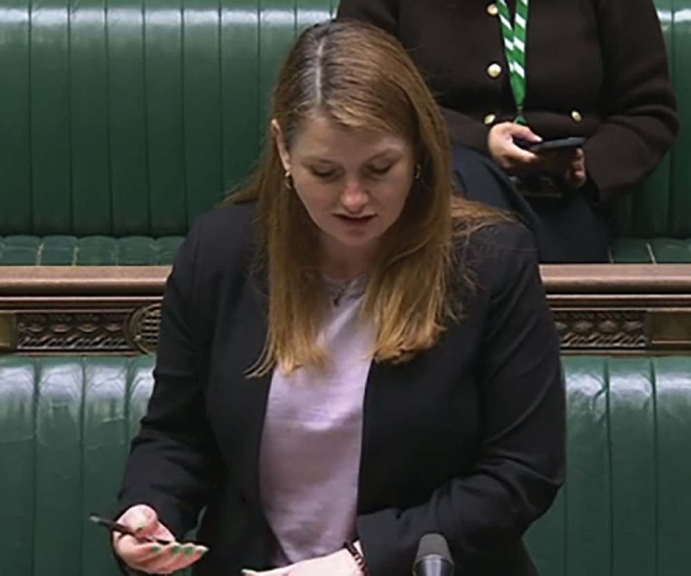 Minister Alison McGovern makes her announcement today