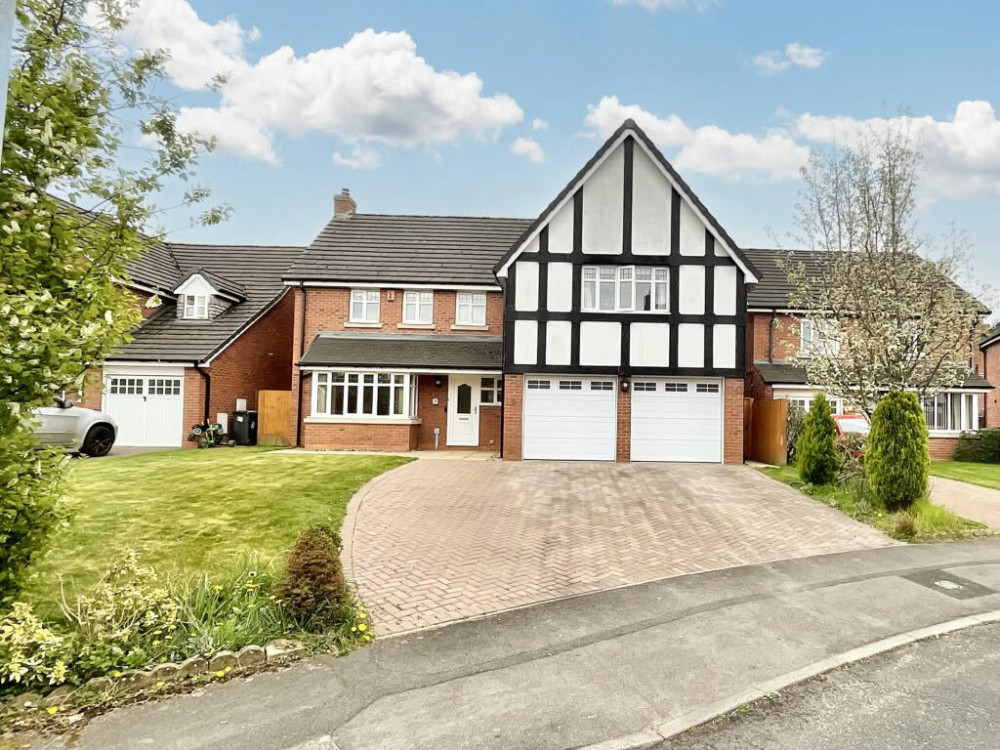 The five-bedroom detached home on Chater Drive, Stapeley (Photo: James Du Pavey).