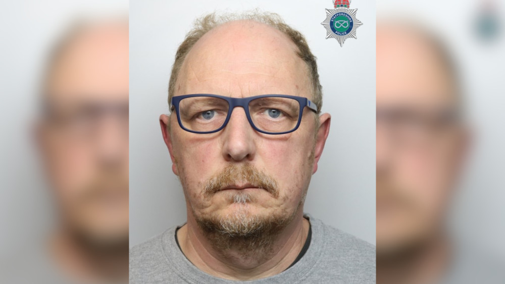 Andrew Davies was sentenced at Stafford Crown Court today (image via Staffordshire Police)