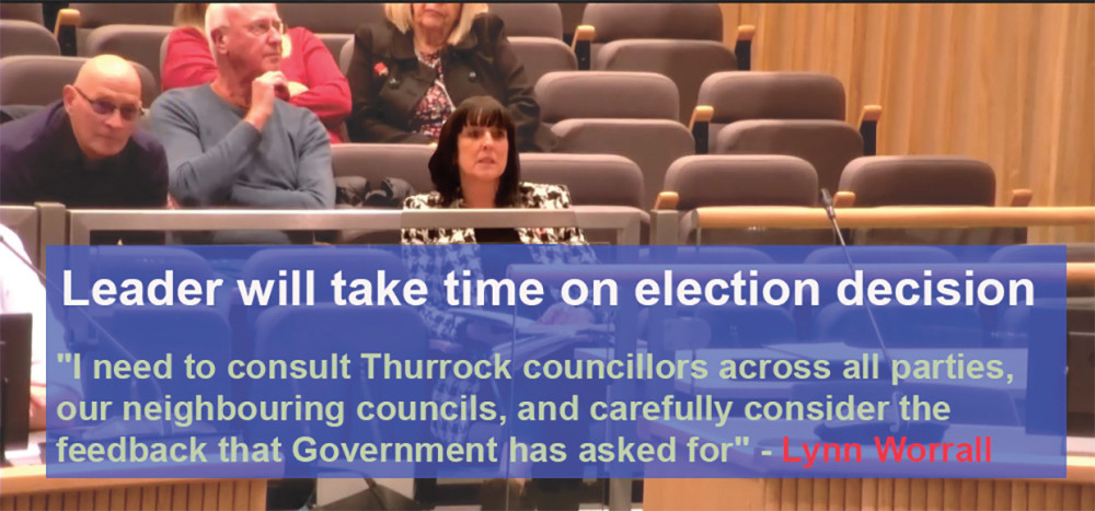 Watching, waiting, consulting and considering: Thurrock Council leader is in the spotlight as she considers a pivotal decision for Thurrock.