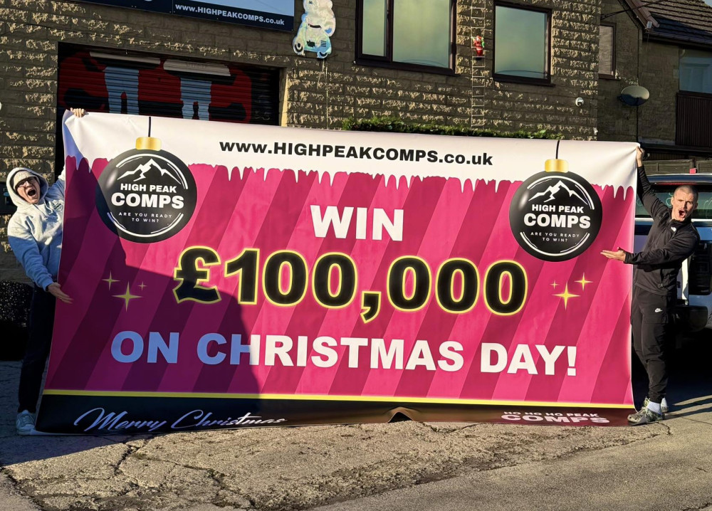 High Peak Comps is hosting a draw for £100,000 this Christmas in what will be its biggest ever giveaway (Image - High Peak Comps)