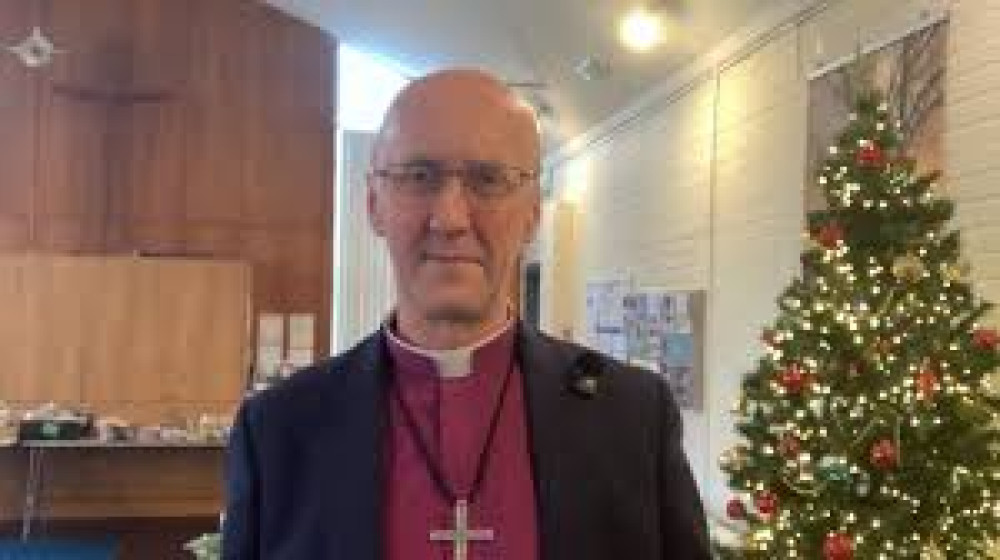 Rt Revd Beasley, the 80th Bishop of Bath and Wells. 