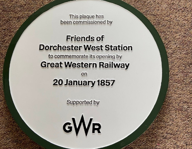The proposed West Station plaque