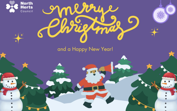 The Council has wished all residents across Hitchin and the wider district a Merry Christmas and a happy New Year