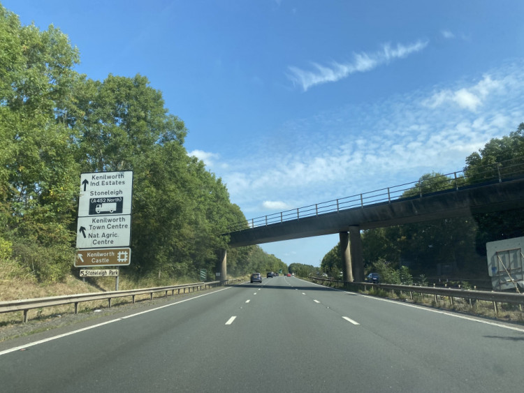 There has been a crash on the A46 this morning (image by Nub News)