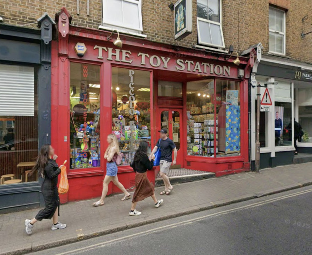 The Toy Station on Eton Street has urged customers to stay vigilant after scammers created a fake website posing as the local business (credit: Nub News).