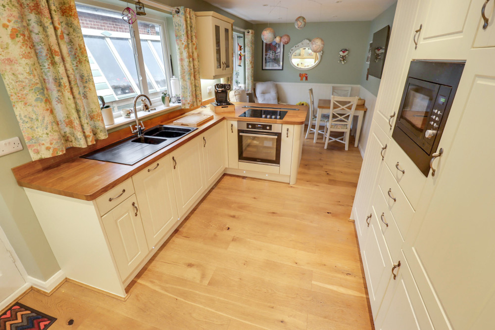 Impressive, extended kitchen diner forming the heart of the home, beautifully designed for modern living