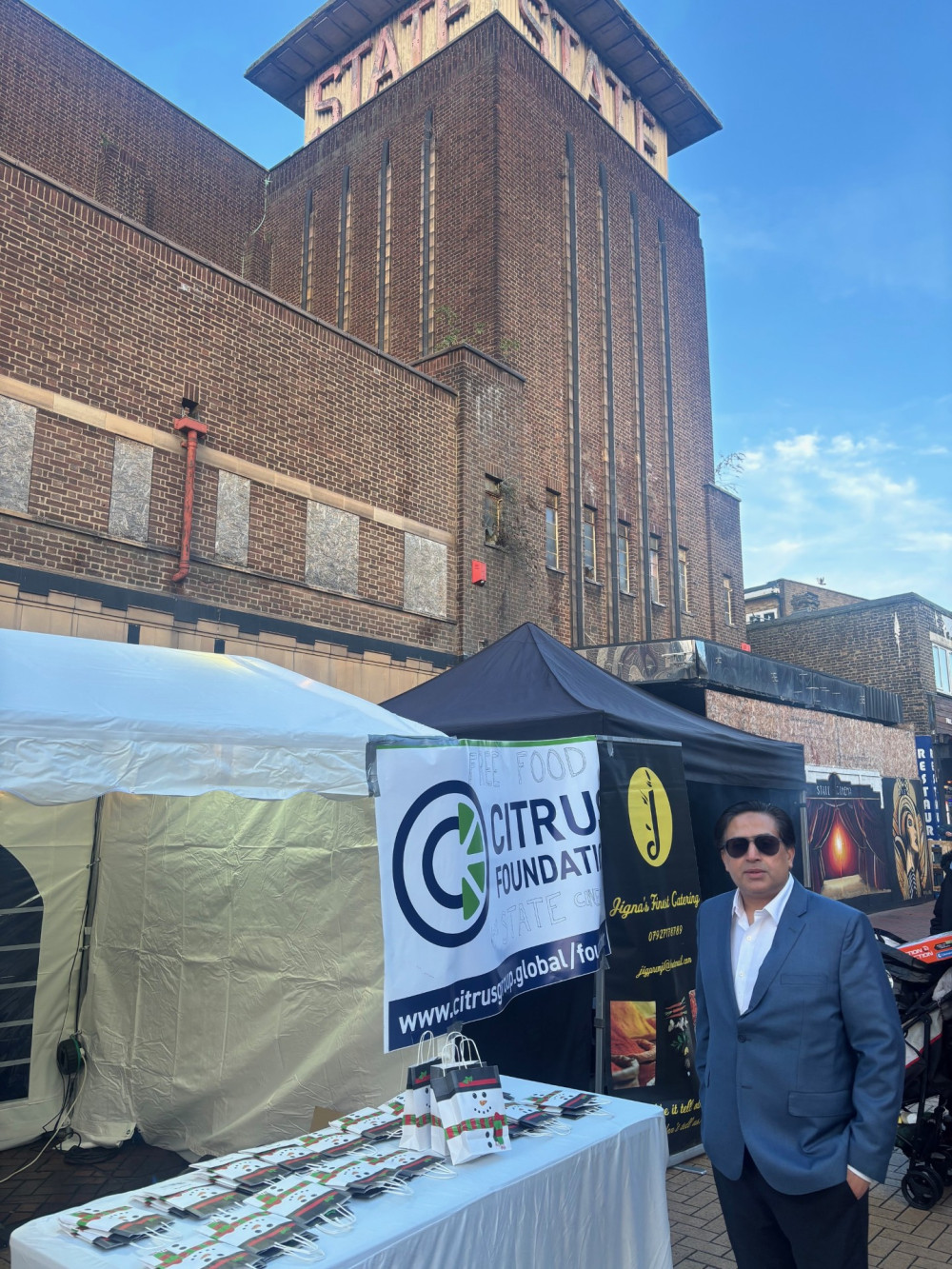 Naveed Ahmad in Grays today. 