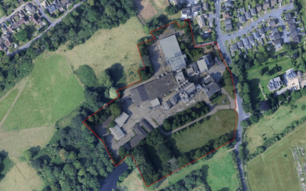 The site from above (via The Hill Group)