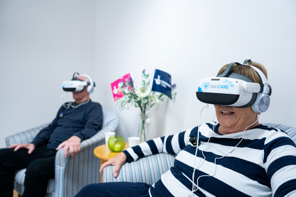 The VR project is designed to support the mental health and wellbeing of patients at Dougie Mac Hospice (image via Dougie Mac)