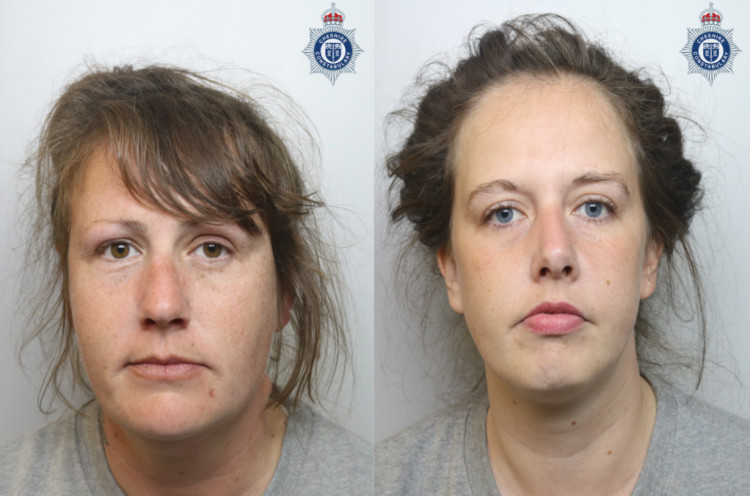 Charlotte and Katrina Whitham appeared at Chester Crown Court on Tuesday 17 December (Image via: Cheshire Constabulary)