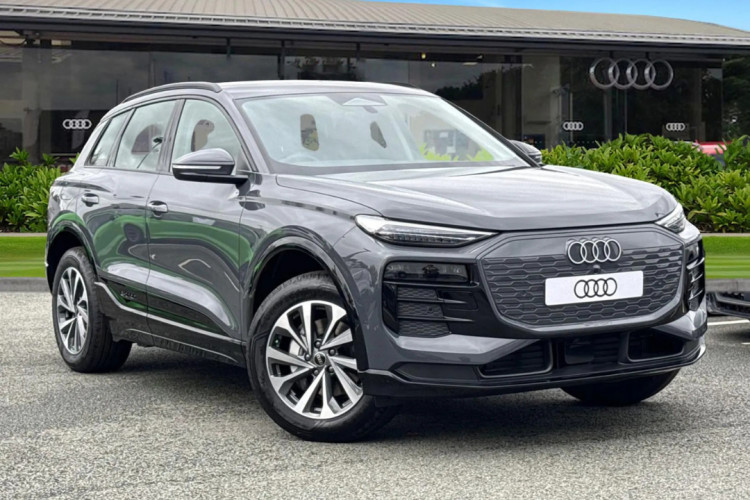 New Audi Q6 e-tron at Stoke Audi (image via Swansway)